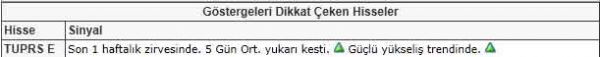 Dikkat çeken hisseler