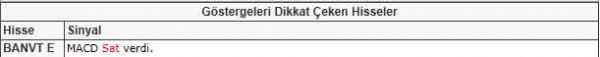 Dikkat çeken hisseler