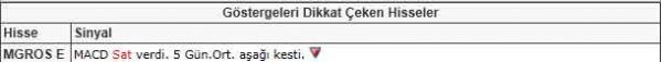 Dikkat çeken hisseler