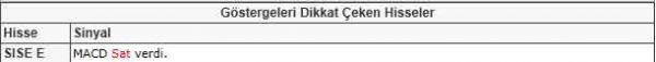Dikkat çeken hisseler