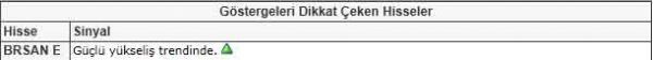 Dikkat çeken hisseler