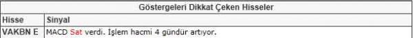 Dikkat çeken hisseler