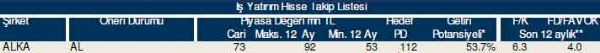 84 hisselik dev analiz
