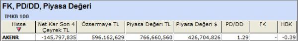 84 hisselik dev analiz