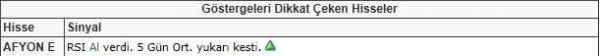 Dikkat çeken hisseler