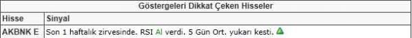 Dikkat çeken hisseler