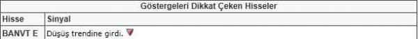 Dikkat çeken hisseler