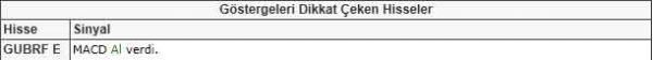 Dikkat çeken hisseler
