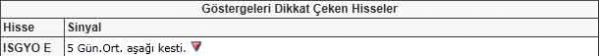 Dikkat çeken hisseler
