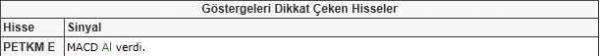 Dikkat çeken hisseler