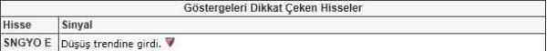 Dikkat çeken hisseler