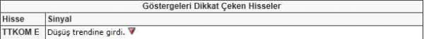 Dikkat çeken hisseler