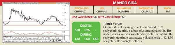 20 hisselik teknik analiz