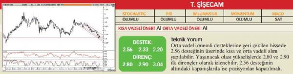 20 hisselik teknik analiz