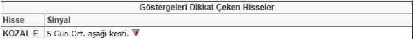 Dikkat çeken hisseler
