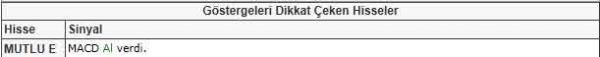 Dikkat çeken hisseler