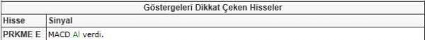 Dikkat çeken hisseler