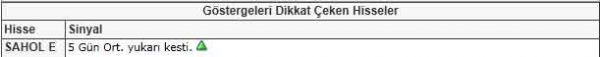 Dikkat çeken hisseler