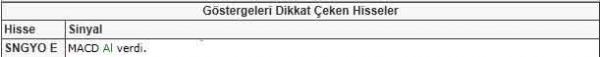 Dikkat çeken hisseler