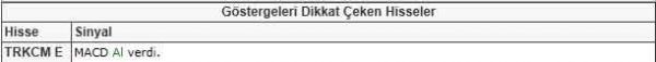 Dikkat çeken hisseler