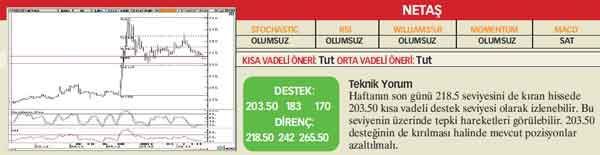 22 hisselik teknik analiz