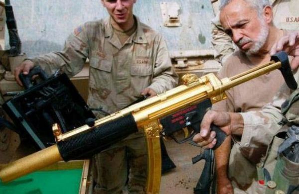 İşte Saddam'ın altın silahları