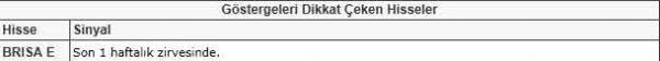 Bu hisselere dikkat!