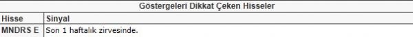 Dikkat çeken hisseler