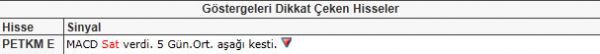 Dikkat çeken hisseler