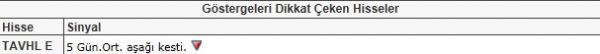 Dikkat çeken hisseler