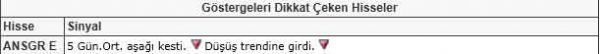 Bu hisselere dikkat!
