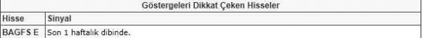 Bu hisselere dikkat!