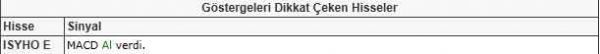 Bu hisselere dikkat!