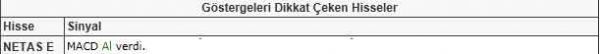Bu hisselere dikkat!