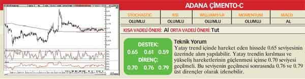 21 hisselik teknik analiz