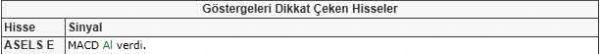 Dikkat çeken hisseler