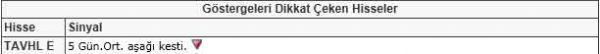 Dikkat çeken hisseler