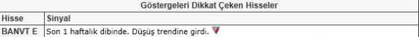 Dikkat çeken hisseler