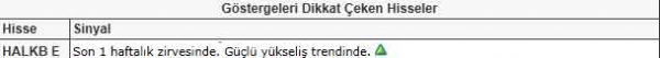 Dikkat çeken hisseler