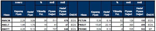 90 hissenin yükselme potansiyeli